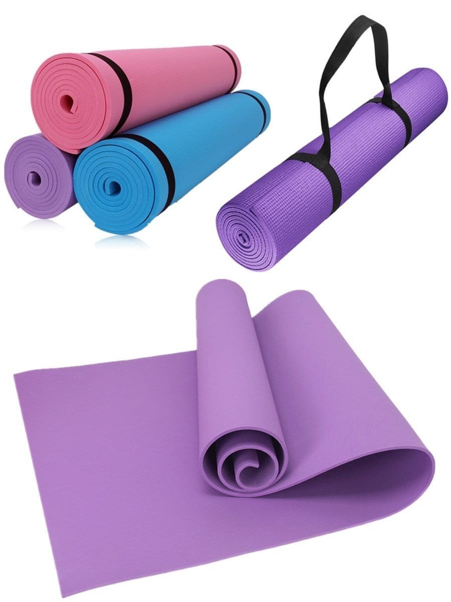 IL201810190916016011.jpg Yoga Mat All Purpose High Density Non-Slip Exercise Yoga Mat - Image 1
